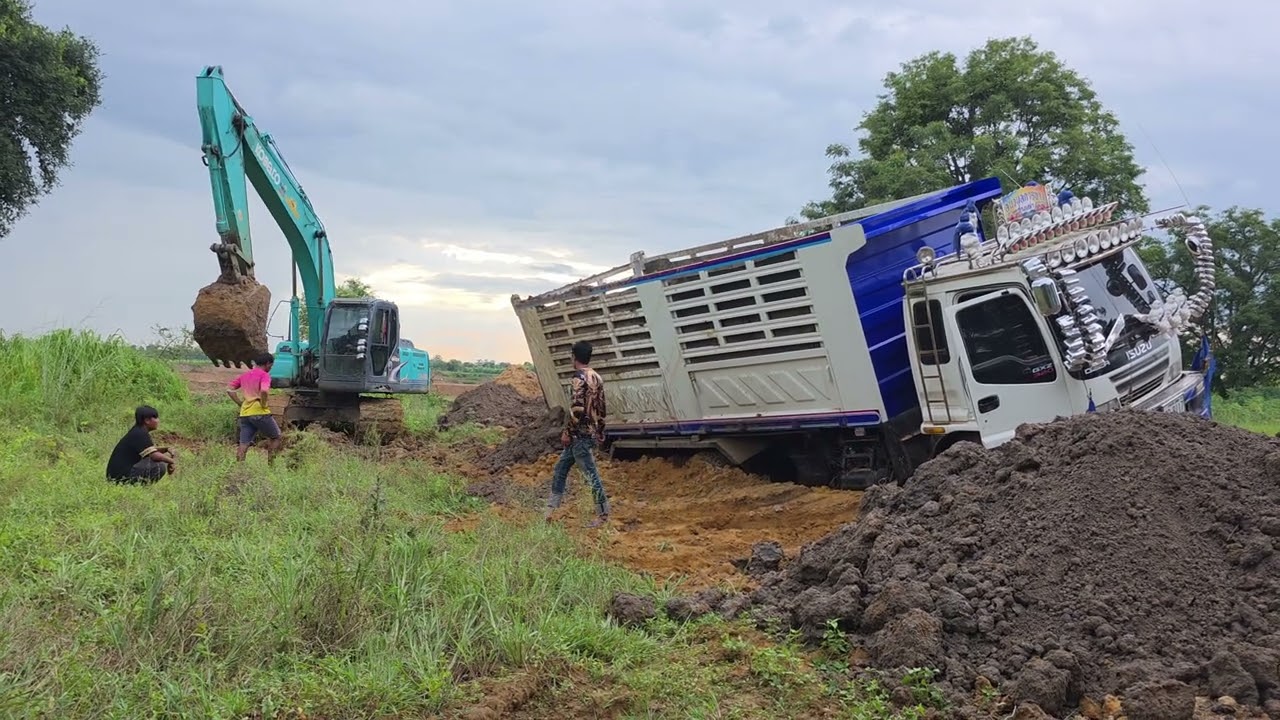 เล่นสะมิดล้อเลยลูกพี่ Dump Trucks 