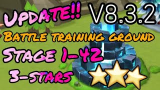 All Battle Training Ground Guide Mock Battle 142 ⭐⭐⭐ (Summoners war)  V 8.3.2 UPDATE! 2024