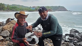 Increíble PESCA DE Cagrejas 🦀 con carnada en El Salvador 🇸🇻 pesca y cocina de Cangrejas