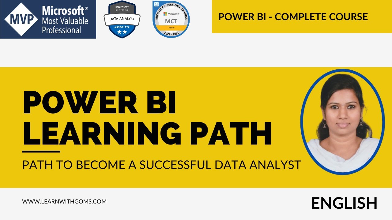 Power Bi Learning Path Power Bi Training Videos Microsoft Power Bi