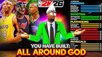 *NEW* BEST ALL AROUND BUILD is GAME-BREAKING in NBA 2K26! META BEST GUARD BUILD! Best Build 2k26!