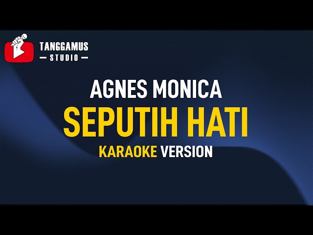 SEPUTIH HATI - Agnes Monica (Karaoke) class=