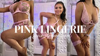 Pink Lingerie Try On Haul 