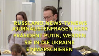 Pressekonferenz Putin - Macron - Journalistenfragen