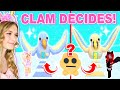 CLAM DECIDES What We BUILD In Adopt Me! (Roblox)