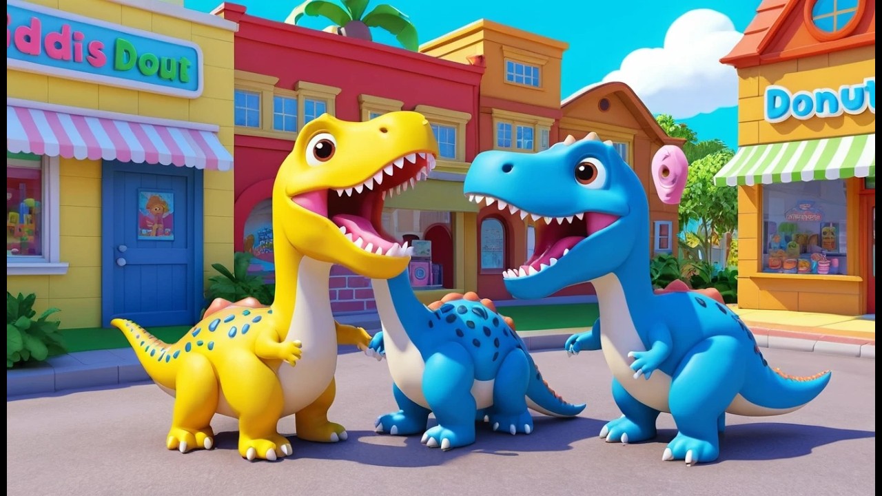 Катастрофа с пончиками от Dino Doodle! 🦖