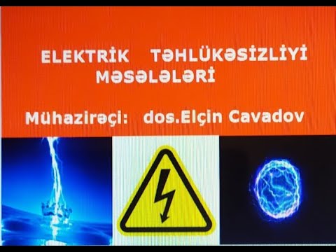 Video: Elektrik Təhlükəsizliyi Qrupu Nədir