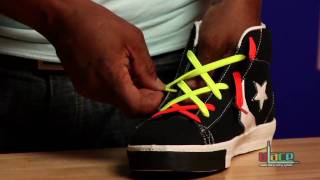How To Lace Your Sneakers 2 Color Double Back With U-Lace