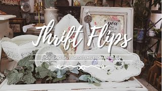 Thrift Flips • Trash to Treasure • Upcycling Salvaged Items • Upcycled Decor