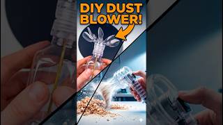 DIY Dust Blower From Plastic Bottle 💨 | Genius Cleaning Hack #shorts