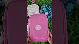 Estojo Escolar Kipling 100 Pens Pink Le