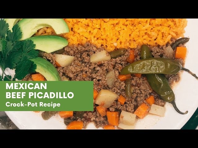 Mexican Beef Picadillo Crock Pot