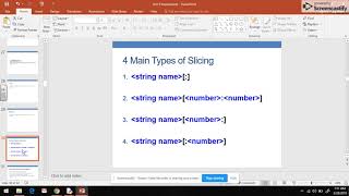 CS in Python - Unit 5 Video 2A - String Slicing Introduction
