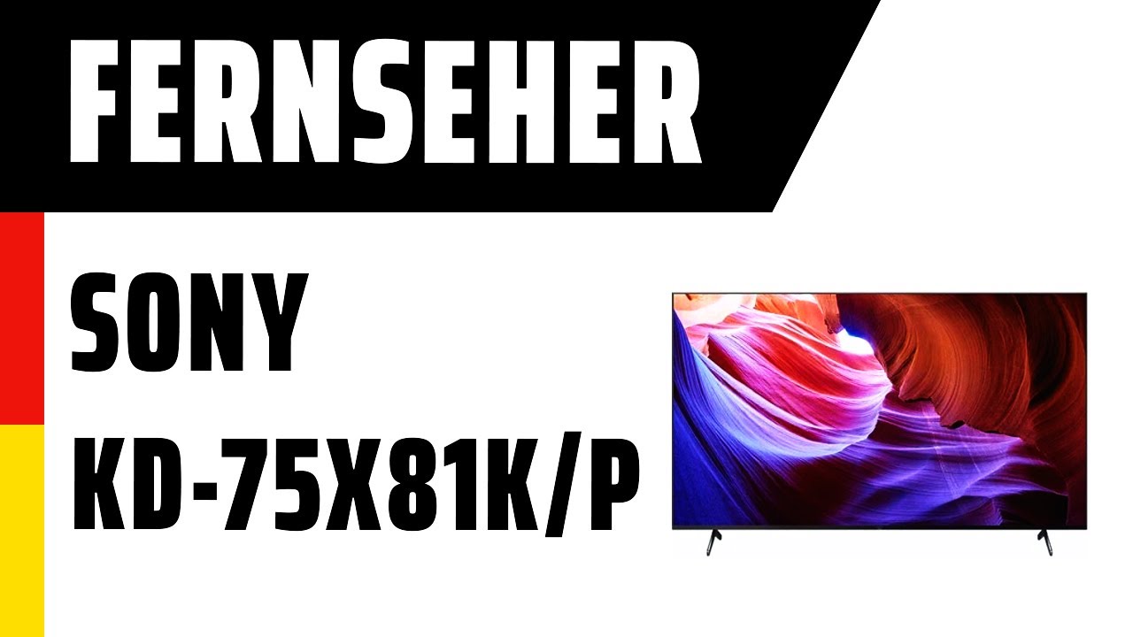 Fernseher Sony KD-75X81K/P (X81K) | Test | Deutsch - YouTube