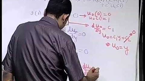 Mod-01 Lec-40 Boundary Layer Theory (Contd.) and Flow Past Immersed Bodies