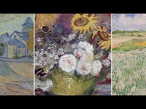 Vincent van Gogh Art TV — Silent Art Gallery · July 3 Night | Stll Life with Roses an… & others