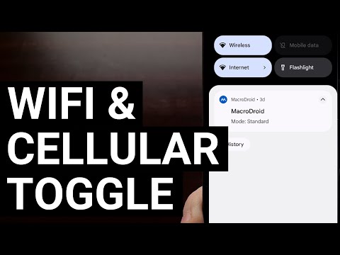 How to Enable the Android 12 WiFi & Mobile Data Quick Setting Toggles?