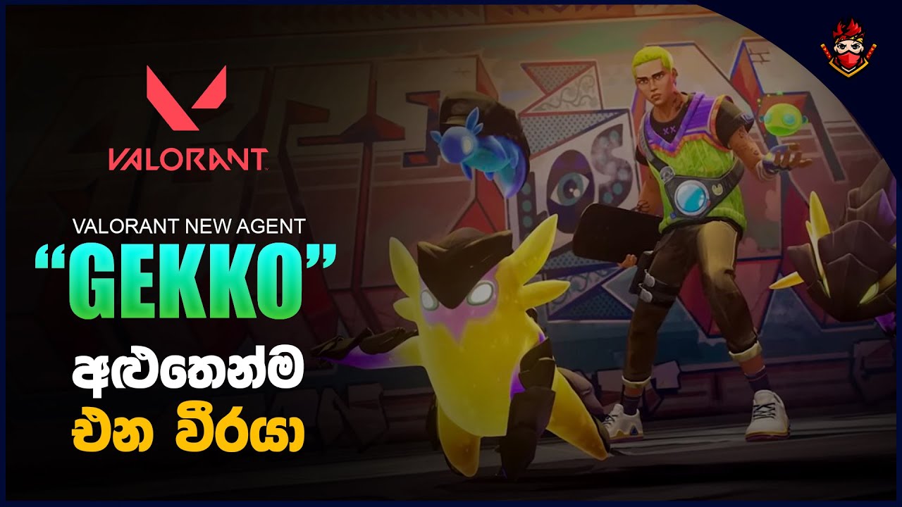 NEW AGENT "GEKKO" ALL ABILITIES // අලුත්ම වීරයා // REALESE DATE