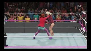 WWE 2K19: Cassie VS. Christine Everhart (Round 5)
