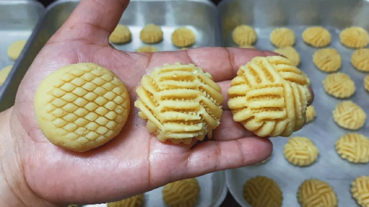 الكعك (الكحك) الدايب دوب وبأربع نقشات مختلفة الشيف هناء فهمي