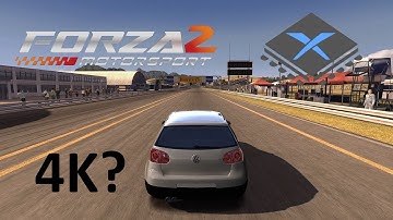Forza Motorsport 2 on Xenia Running at 4K (kind of)