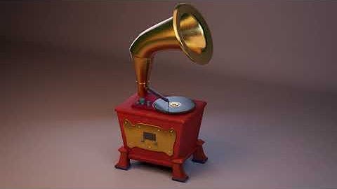 Phonograph Prop Design Animation