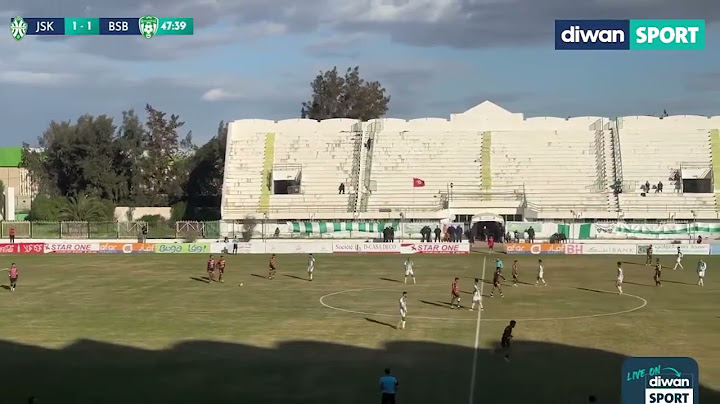 ملخص مباراة الشبيبة الرياضية القيروانية  و البعث الرياضي ببوحجلة  JSK 2-1 BSB