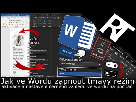 Jak zapnout tmavý režim ve Wordu I Microsoft Word I (tutoriál)