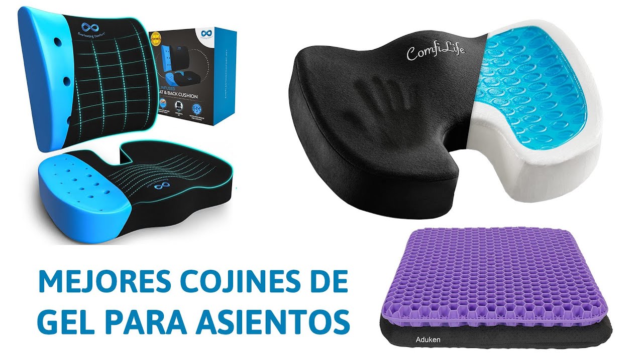 GENERICO Cojín Viscoelástico Lumbar Coxis Para Sentarse