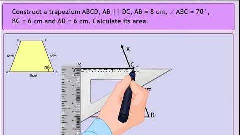 Construction of a trapezium