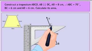Construction of a trapezium