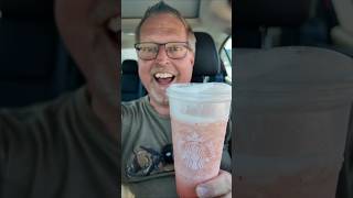 Starbucks Blended Mango Strawberry Lemonade Energy Refresher Review #new #drink #vlog