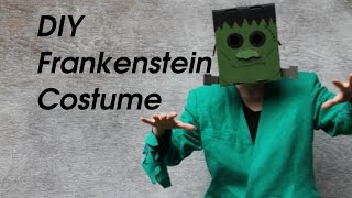 How to Make a Frankenstein Monster Costume for Halloween For Under $5! | TheKateeMeow