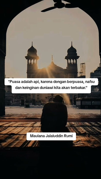 Maka Berpuasalah agar nafsu dan dosa-dosa kita terbakar di dlm Tubuh kita #story #islam #dosa #quote