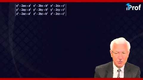 Determinants Questions with solution | IIT JEE Math Video Lecture