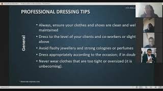 Professionalism in the Workplace 1. 0 - Dressing