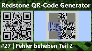 QR-Code Encoder, #28 – Fehler beheben Teil 2 | Minecraft Redstone