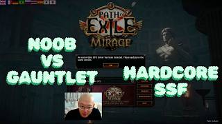 100 hr POE noob VS Zizaran's Gauntlet Hardcore SSF: Absolution Guardian