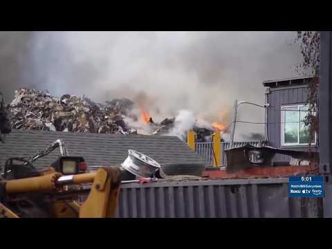 Fire sparks call to shut down illegal junkyard