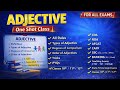 Adjective One Shot Class | All Rules + PYQs | 10th–12th & All Exams