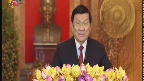 Chủ Tịch Nước Trương Tấn Sang Chúc Tết Bính Thân 2016