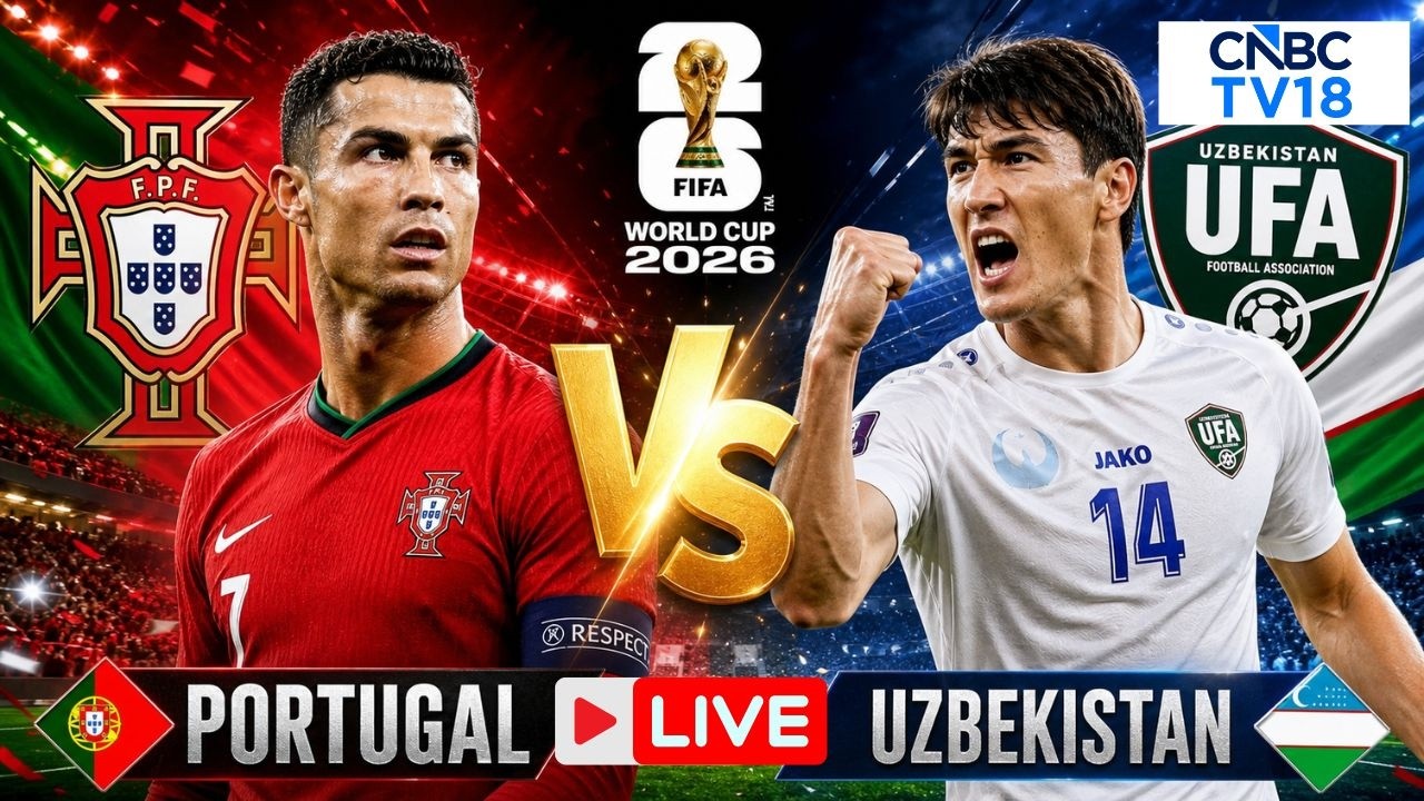 🔴Portugal vs Uzbekistan LIVE: FIFA World Cup Match | POR vs UZB |  Ronaldo | Bruno Fernandes | N18G