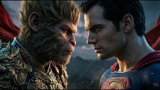 Sun Wukong VS Superman - Epic Cinematic Fight