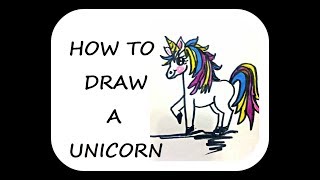 HOW TO DRAW A UNICORN