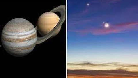 Jupiter & Saturn using DSLR plus 300mm Telephoto lens No Telescope or Processing