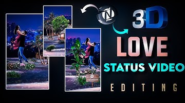 valentine Day special behind object 3D editing tutorial |  3D video editing Like Node video 2022