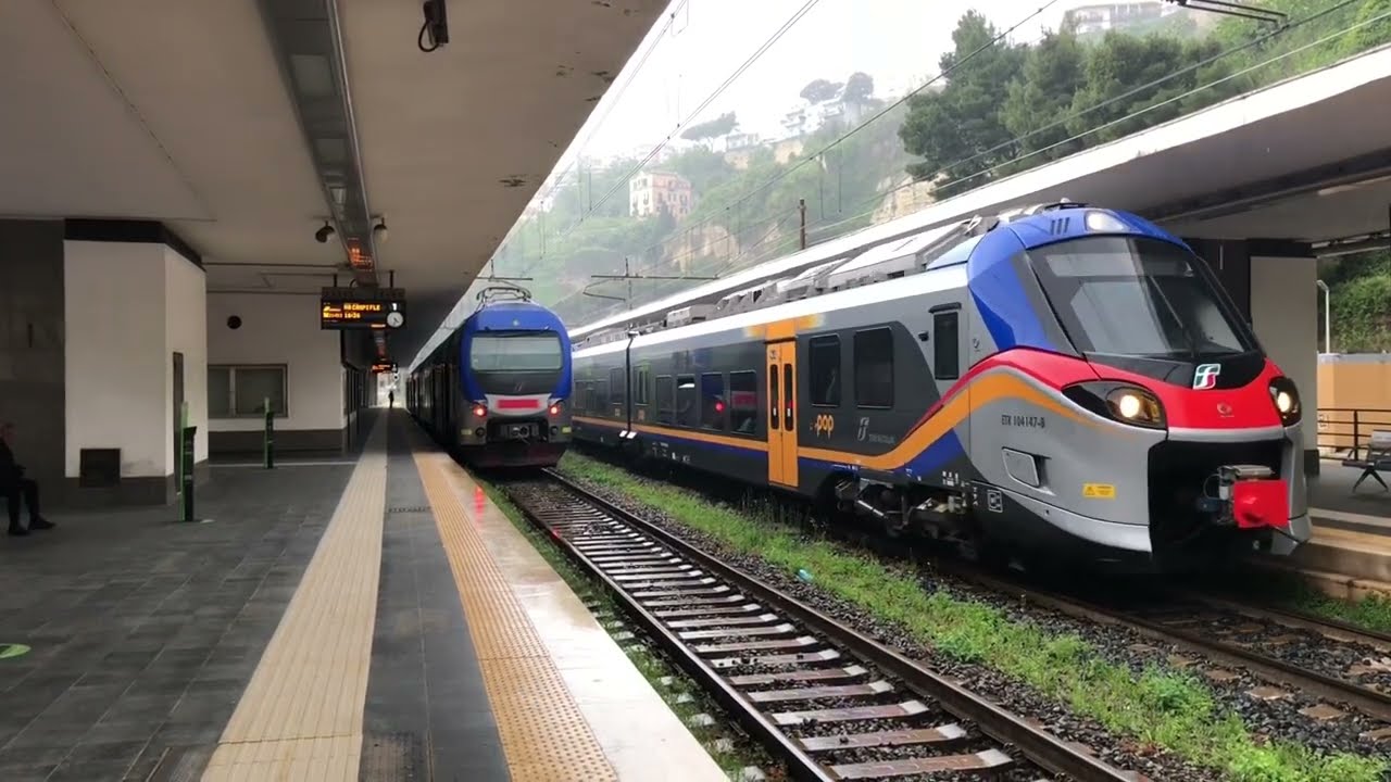 FERROVIE DELLO STATO , arrivi e partenze a Napoli Mergellina Linea2