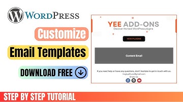 Customize Email Template for All WordPress Emails | Default Template