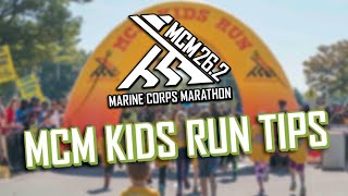 MCM Kids Run Tips | 2018