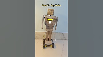 Arduino DIY Humanoid Robot |Part 7 - Say hello || Arduino project #arduino #robot